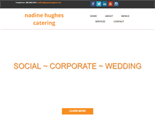 Tablet Screenshot of nadinehughes.com